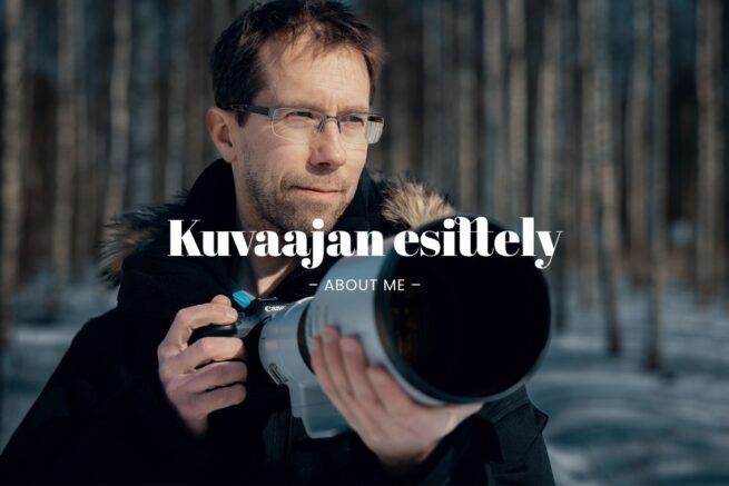 Suomalainen luontovideokuvaaja Petri Koivisto