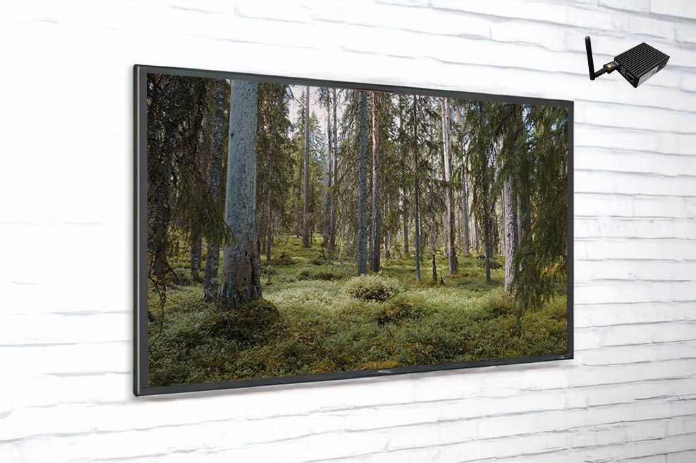 Tilatunnelma olemassa olevaan näyttöön